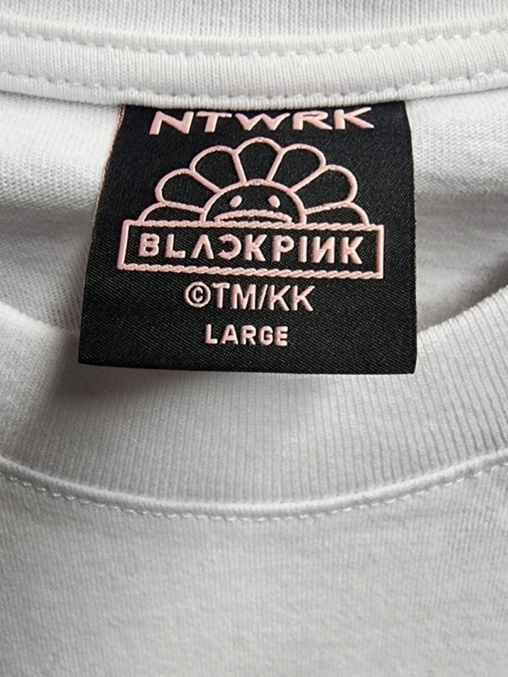 WHITE BLACKPINK Unisex X Takashi Murakami Signature Panda T-Shirt. - Picture 5 of 5
